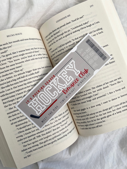 Hockey Romance Club - Bookmark