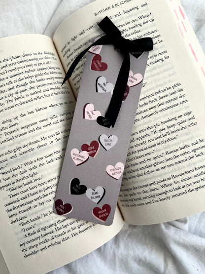 Morally Grey Candy Hearts - Bookmark